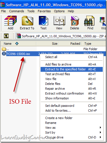 Quality Center ISO file